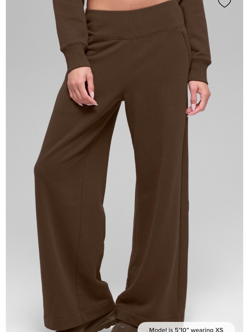 Alo Serenity Sweatpant in Espresso